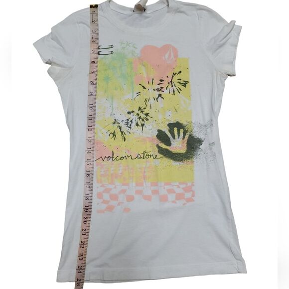 Vintage y2k 2000s Volcom Womens Punk Emo Skater Tee Shirt - Picture 5 of 6